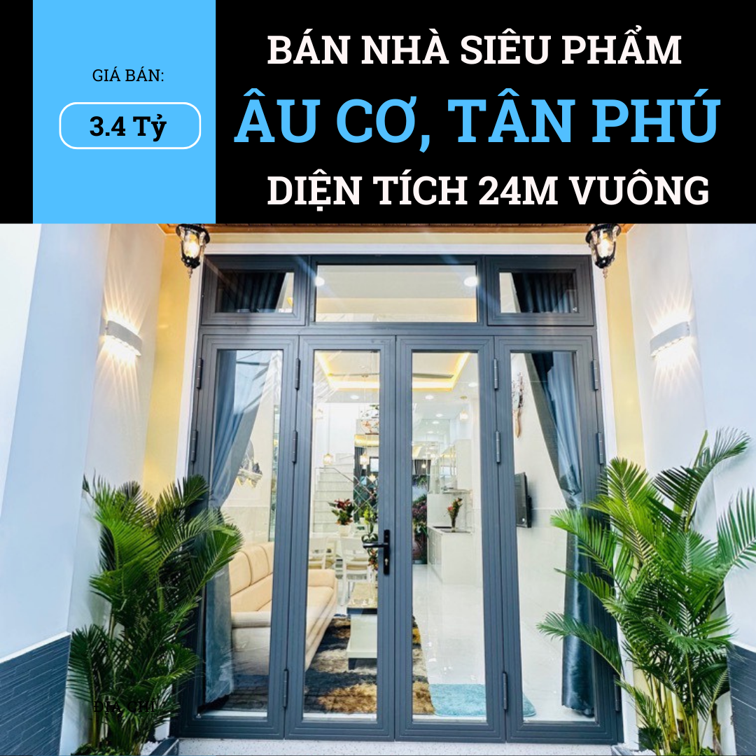 Nhà mới 2 tầng, đầy đủ nội thất , tại phố Âu Cơ, giá 3.4 Tỷ