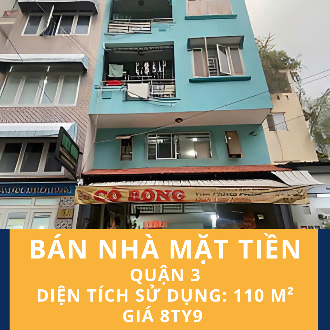 Bán nhà mặt tiền – Đường Số 7, Cư Xá Đô Thành, P4, Q3